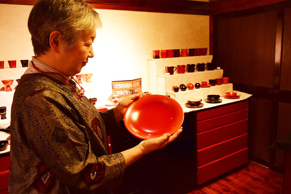 AM71 輪島塗 大杯 大崎庄右衛門 大盃 盛器 懐石 茶道具 未使用 共箱共布 工房とギャラリー | 大崎漆器店